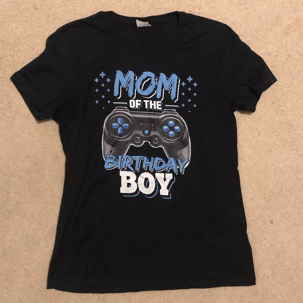 Mom of the Birthday Boy Video Game TShirt